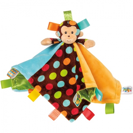 Taggies Dazzle Dots Monkey Character Blanket By Mary Meyer 39315