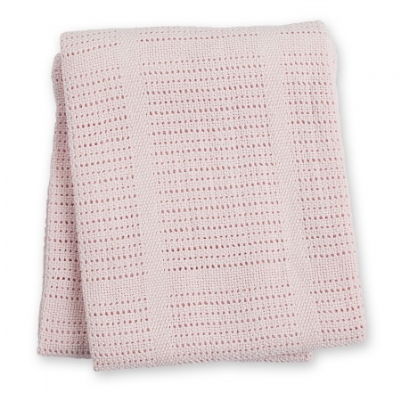 Cellular best sale blanket pink