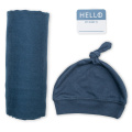 Hat & Swaddle Set - Navy by Mary Meyer (LJ647) - FREE SHIPPING!